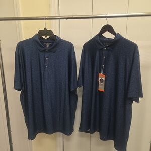 Hickey Freeman Navy Polo Shirt